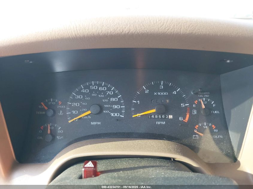 1997 Chevrolet Blazer Lt VIN: 1GNCS13W2V2185541 Lot: 43234751