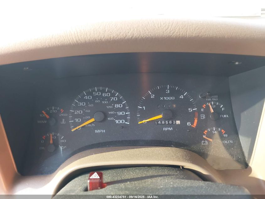 1997 Chevrolet Blazer Lt VIN: 1GNCS13W2V2185541 Lot: 43234751