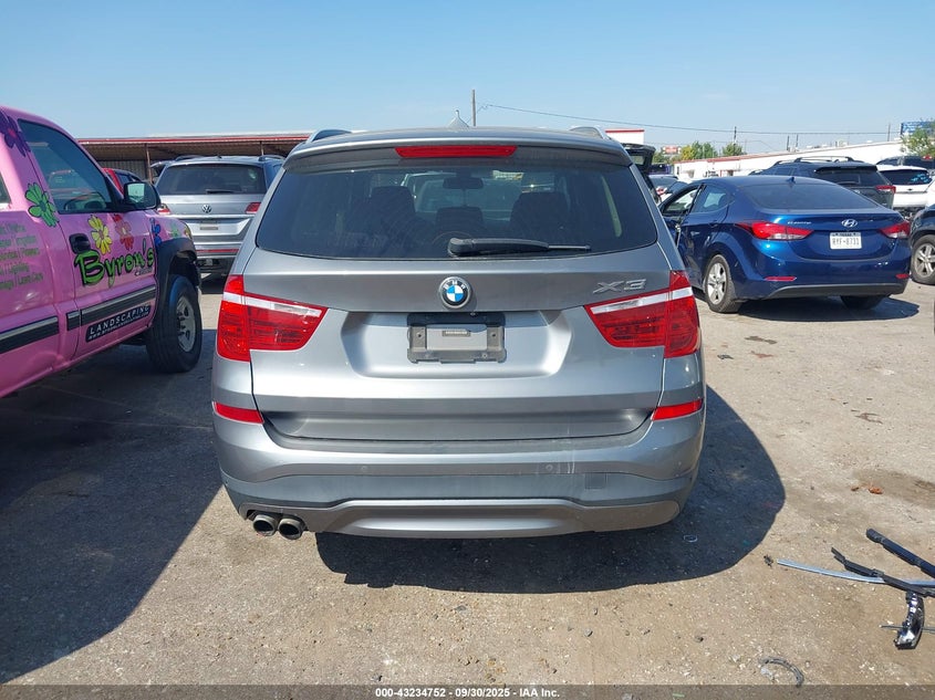 2015 BMW X3 XDRIVE28I - 5UXWX9C53F0D45390
