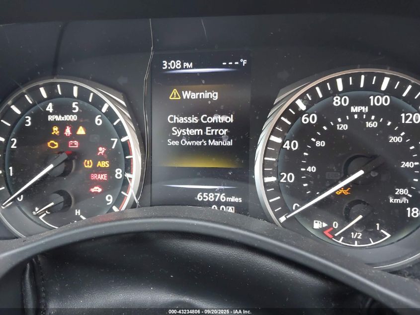 2021 Infiniti Q50 Luxe VIN: JN1EV7BP1MM707765 Lot: 43234806