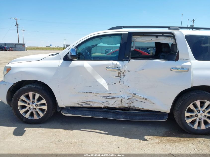 2016 Toyota Sequoia Limited 5.7L V8 VIN: 5TDKY5G11GS061619 Lot: 43234851