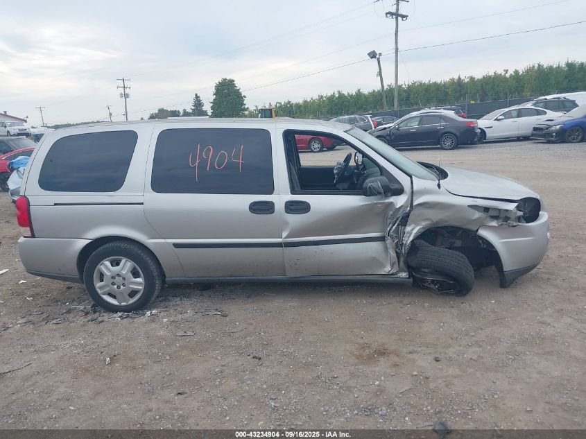 2007 Chevrolet Uplander Ls VIN: 1GNDV23137D104236 Lot: 43234904