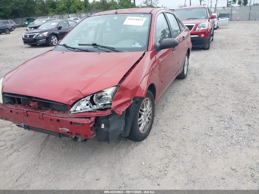 2005 Ford Focus Zx4 VIN: 1FAFP34NX5W163374 Lot: 43234923