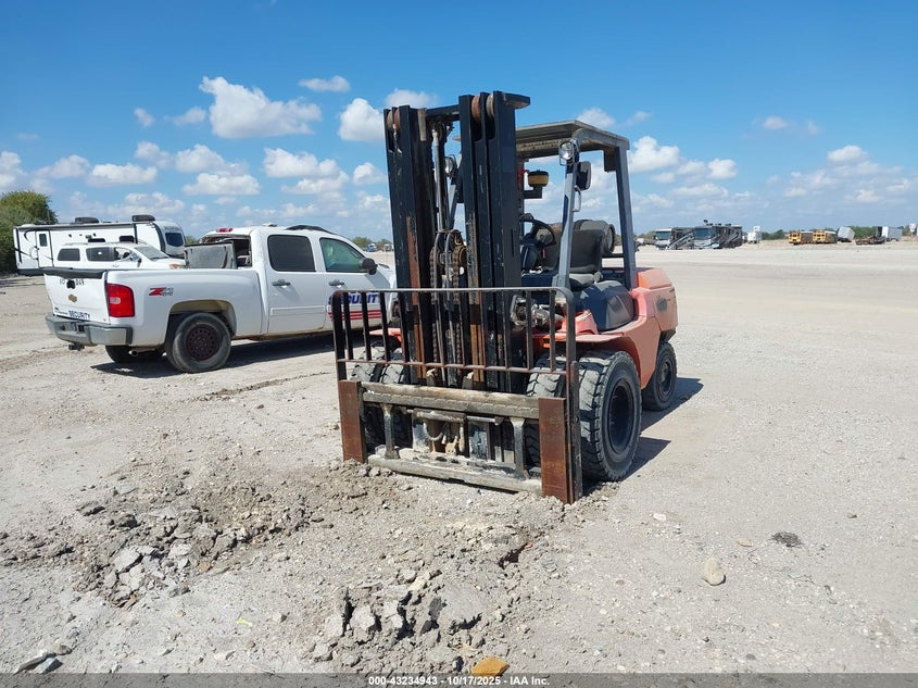 Vin: 000007fgau5070547, lot: 43729479, toyota forklift 20112