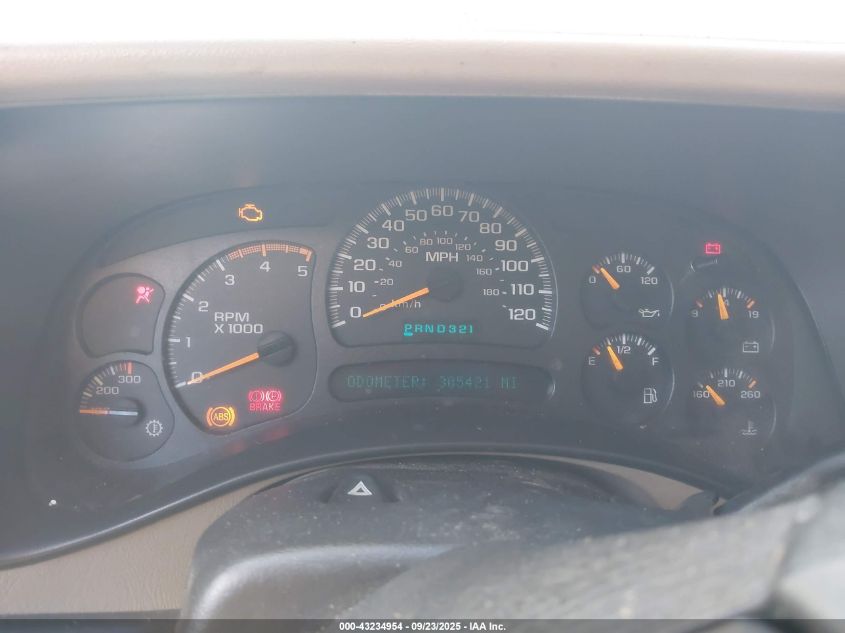 2005 Chevrolet Silverado 2500Hd Lt VIN: 1GCHC23275F968815 Lot: 43234954