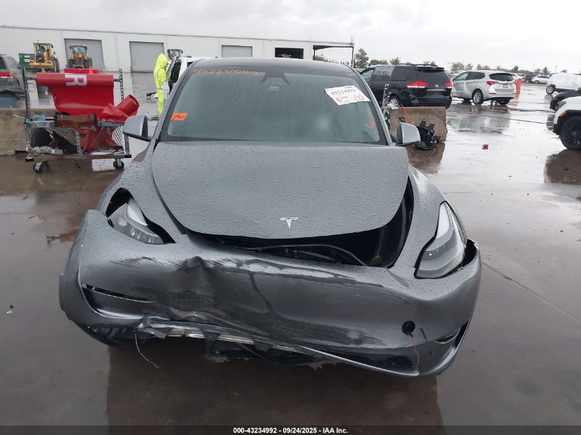 2024 Tesla Model Y Long Range Dual Motor All-Wheel Drive VIN: 7SAYGAEE6RF194446 Lot: 43234992