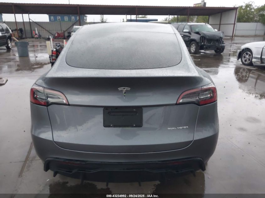 2024 Tesla Model Y Long Range Dual Motor All-Wheel Drive VIN: 7SAYGAEE6RF194446 Lot: 43234992