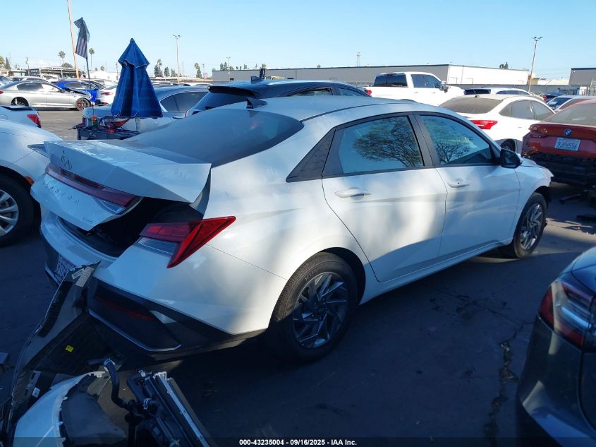 2025 Hyundai Elantra Hybrid Blue VIN: KMHLM4DJXSU140334 Lot: 43235004