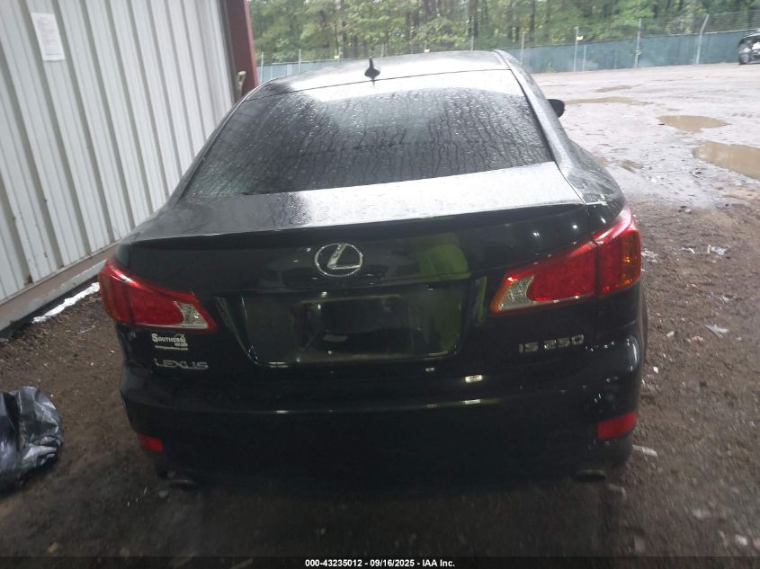 2009 Lexus Is 250 VIN: JTHBK262192084028 Lot: 43235012