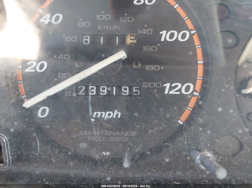 1999 Honda Cr-V Ex VIN: JHLRD1863XC030485 Lot: 43235032