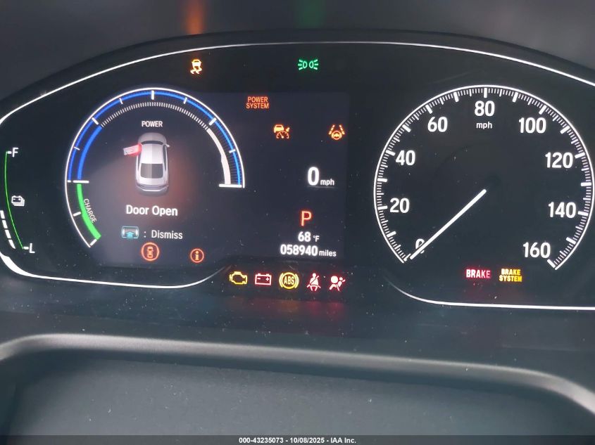 2021 Honda Accord Hybrid Touring VIN: 1HGCV3F9XMA013300 Lot: 43235073