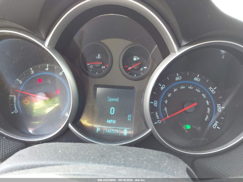 2011 Chevrolet Cruze Eco VIN: 1G1PJ5S92B7303143 Lot: 43235080