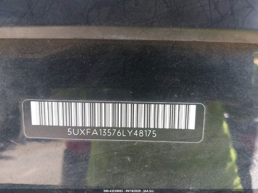 2006 BMW X5 3.0I VIN: 5UXFA13576LY48175 Lot: 43235082