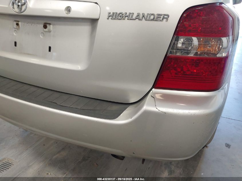 2005 Toyota Highlander Limited VIN: JTEEP21A250110247 Lot: 43235137