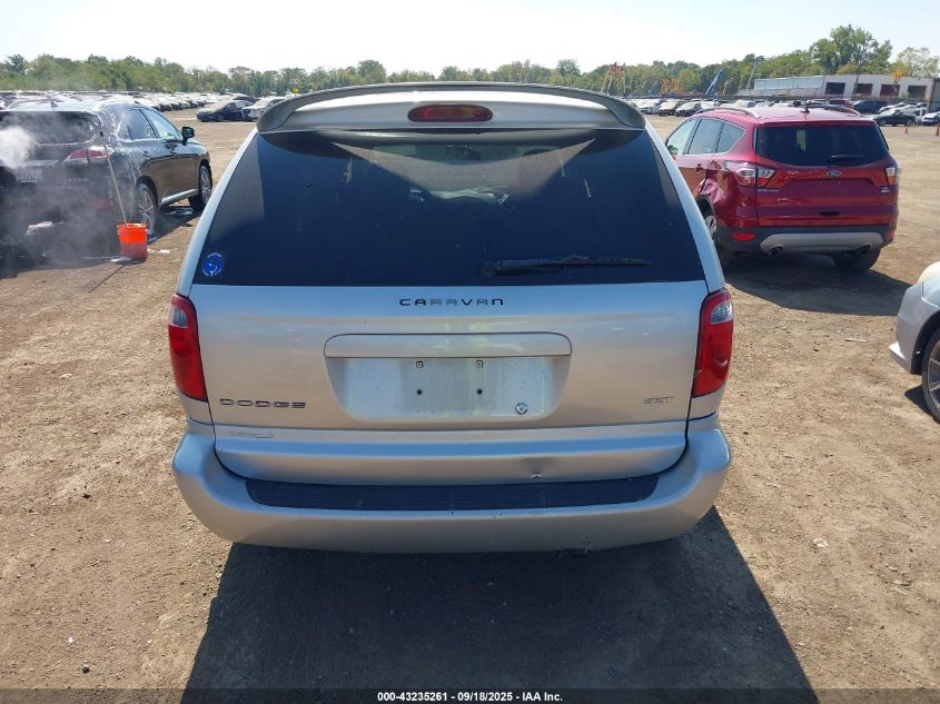 2006 Dodge Caravan Sxt VIN: 1D4GP45R16B582103 Lot: 43235261