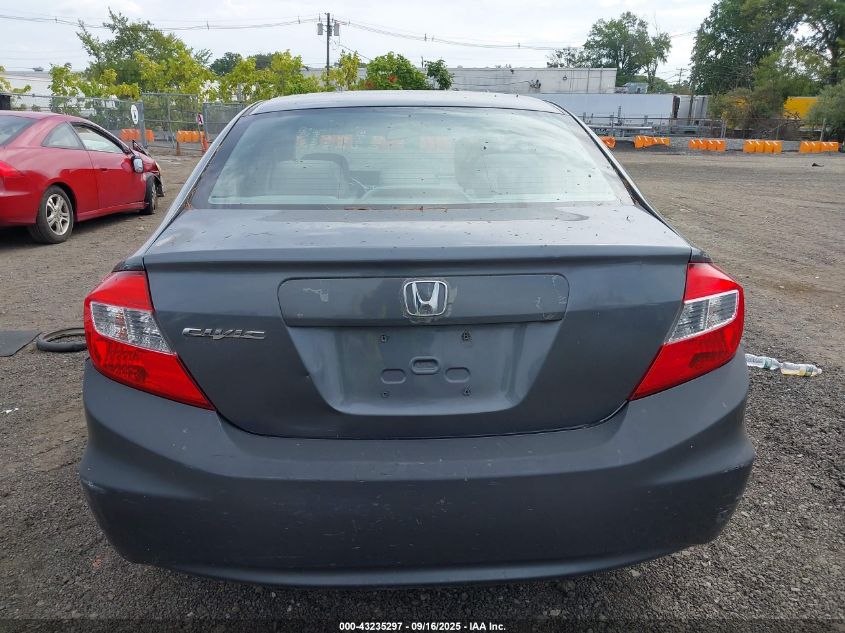 2012 Honda Civic Lx VIN: 2HGFB2F57CH330111 Lot: 43235297