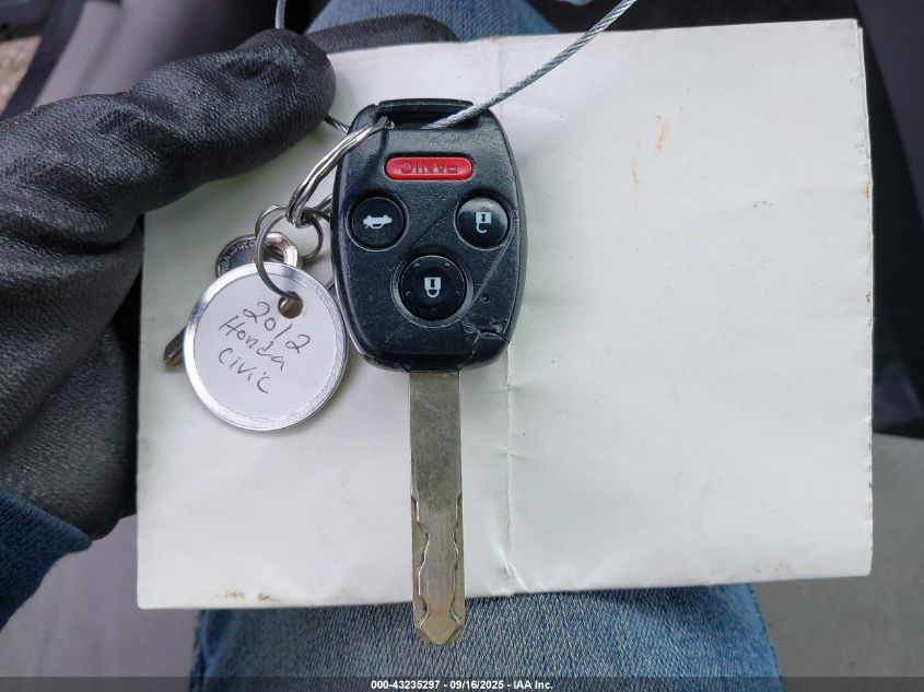 2012 Honda Civic Lx VIN: 2HGFB2F57CH330111 Lot: 43235297