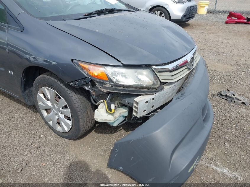 2012 Honda Civic Lx VIN: 2HGFB2F57CH330111 Lot: 43235297