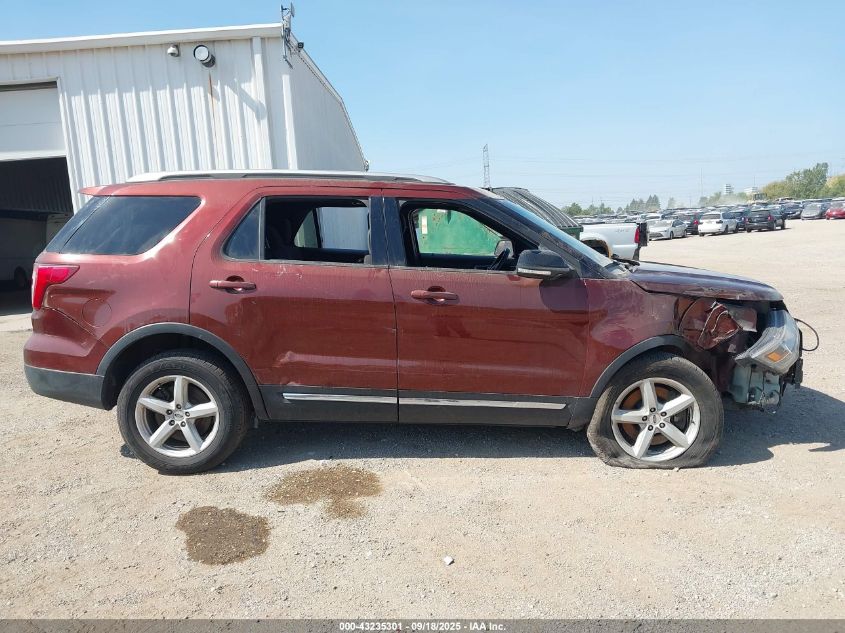 2016 Ford Explorer Xlt VIN: 1FM5K8D87GGA88444 Lot: 43235301