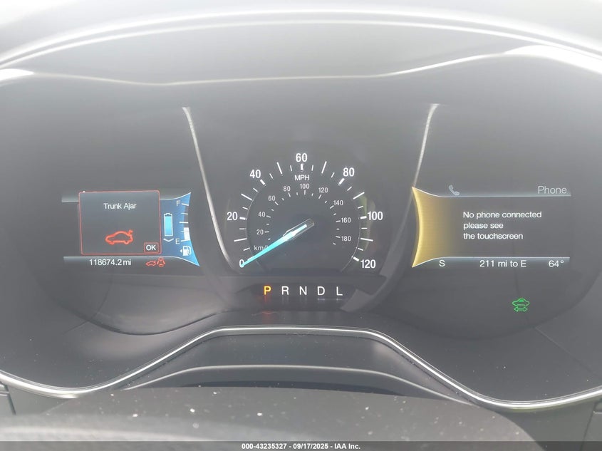 2015 Ford Fusion Hybrid Titanium VIN: 3FA6P0RU8FR116699 Lot: 43235327