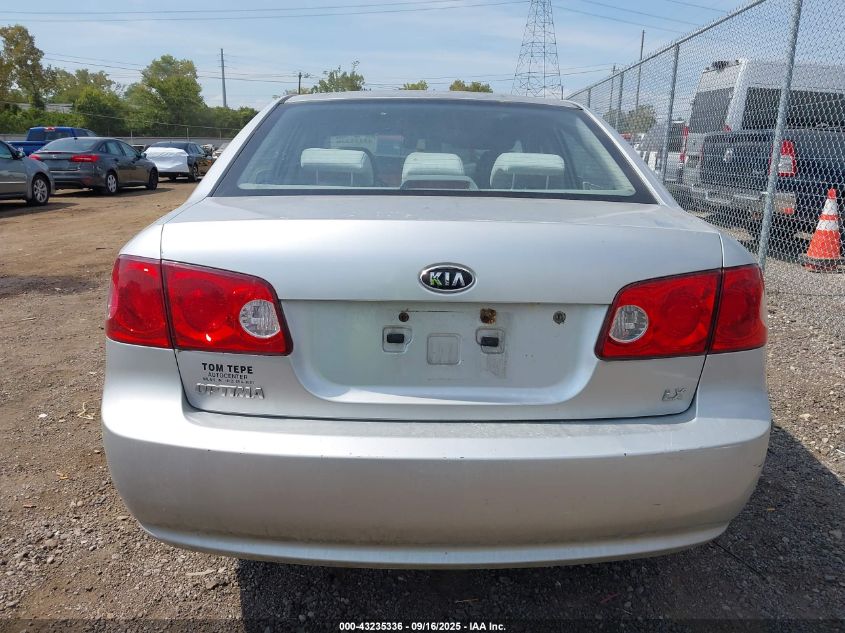 2007 Kia Optima Lx VIN: KNAGE123475112517 Lot: 43235336