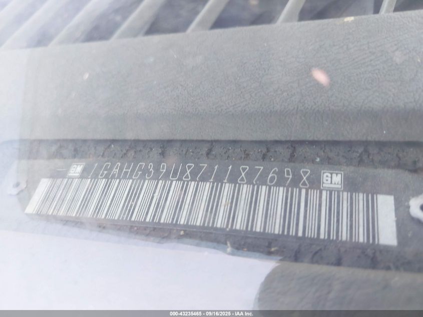 2007 Chevrolet Express Ls VIN: 1GAHG39U871187698 Lot: 43235465