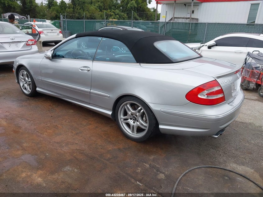 2005 Mercedes-Benz Clk 55 Amg silver cabrio gasoline WDBTK76G85T039072 photo #4