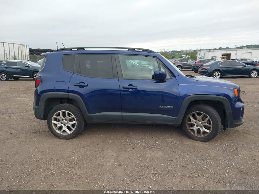 2017 Jeep Renegade Latitude 4X4 VIN: ZACCJBBB8HPG33873 Lot: 43235483