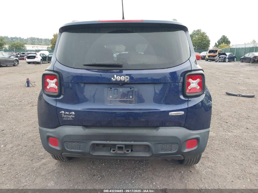 2017 Jeep Renegade Latitude 4X4 VIN: ZACCJBBB8HPG33873 Lot: 43235483