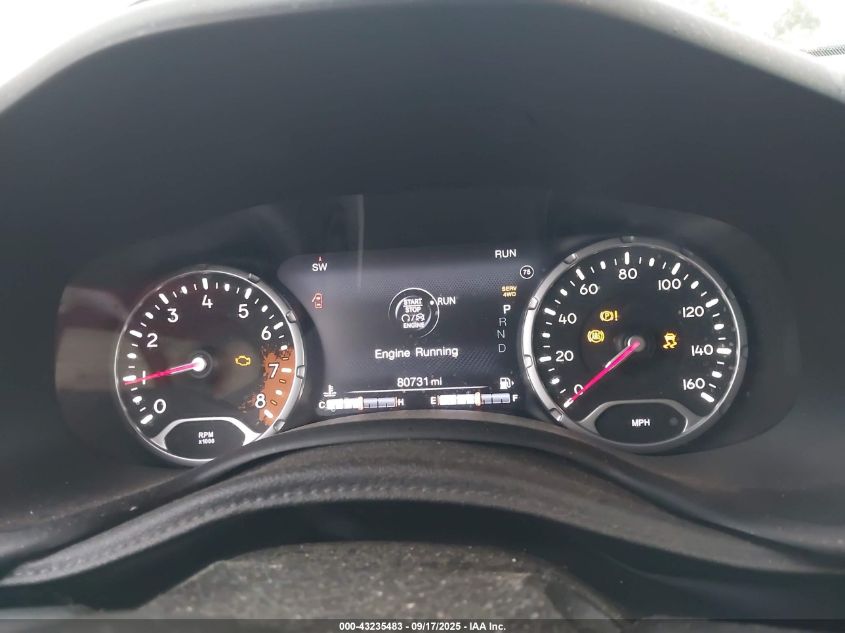 2017 Jeep Renegade Latitude 4X4 VIN: ZACCJBBB8HPG33873 Lot: 43235483