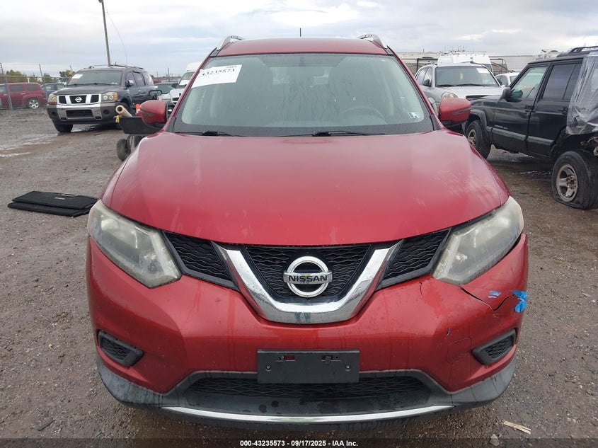 2016 NISSAN ROGUE SV - KNMAT2MV3GP620856