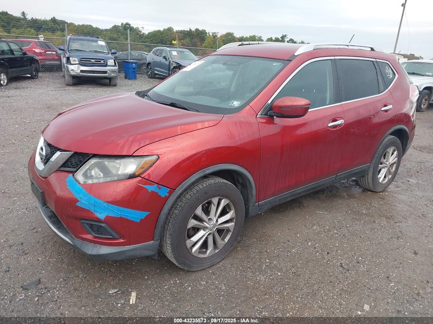 2016 NISSAN ROGUE SV - KNMAT2MV3GP620856