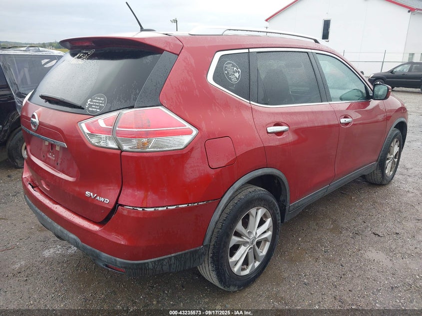 2016 NISSAN ROGUE SV - KNMAT2MV3GP620856
