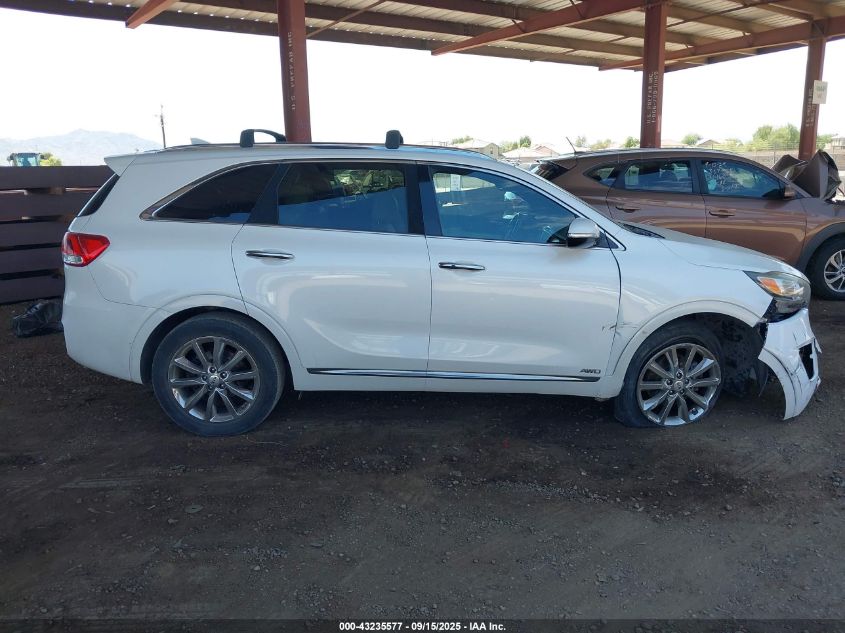 2016 Kia Sorento 3.3L Sxl VIN: 5XYPKDA51GG120081 Lot: 43235577