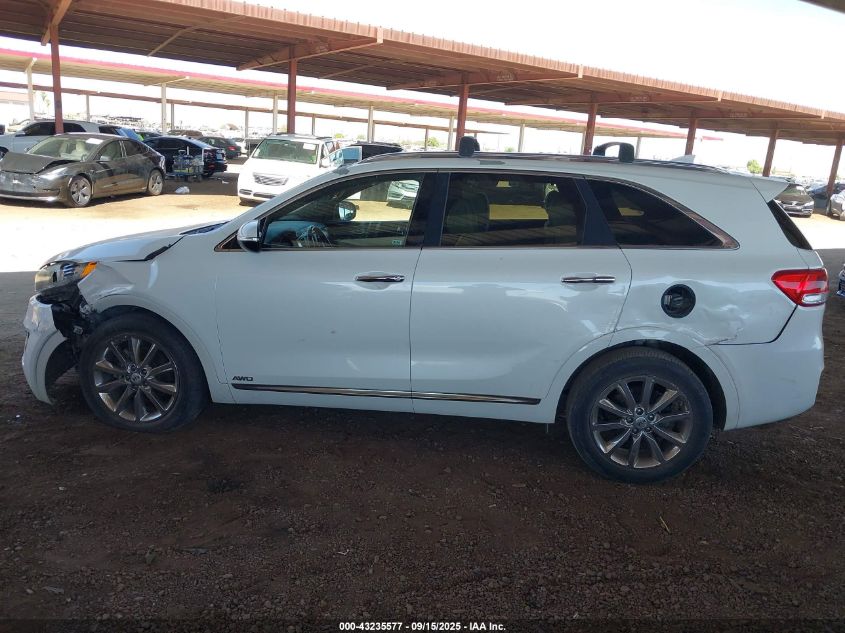 2016 Kia Sorento 3.3L Sxl VIN: 5XYPKDA51GG120081 Lot: 43235577
