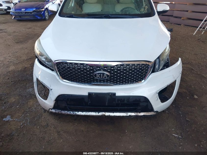 2016 Kia Sorento 3.3L Sxl VIN: 5XYPKDA51GG120081 Lot: 43235577