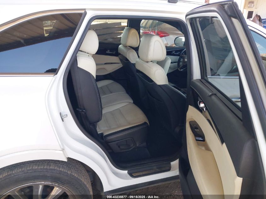 2016 Kia Sorento 3.3L Sxl VIN: 5XYPKDA51GG120081 Lot: 43235577