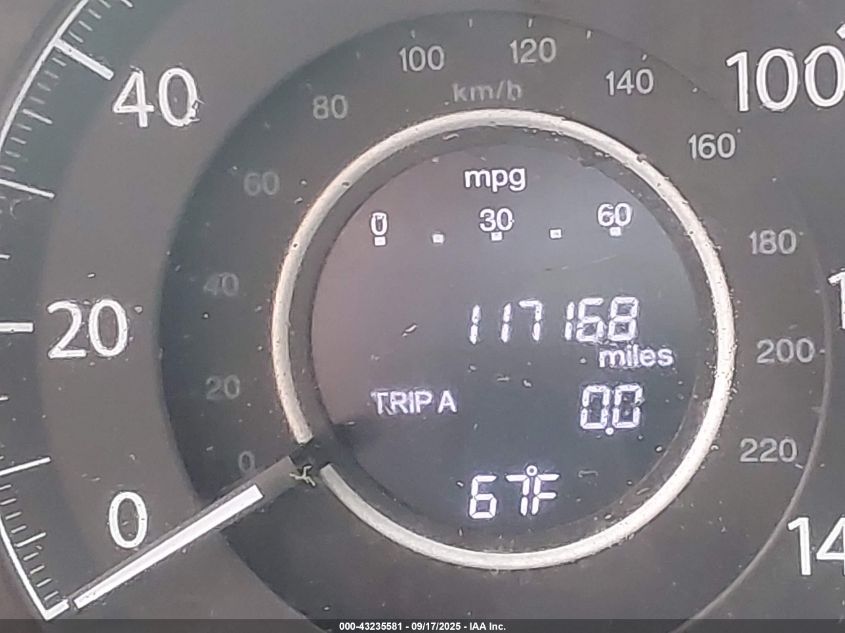 2014 Honda Cr-V Ex-L VIN: 5J6RM4H79EL060735 Lot: 43235581