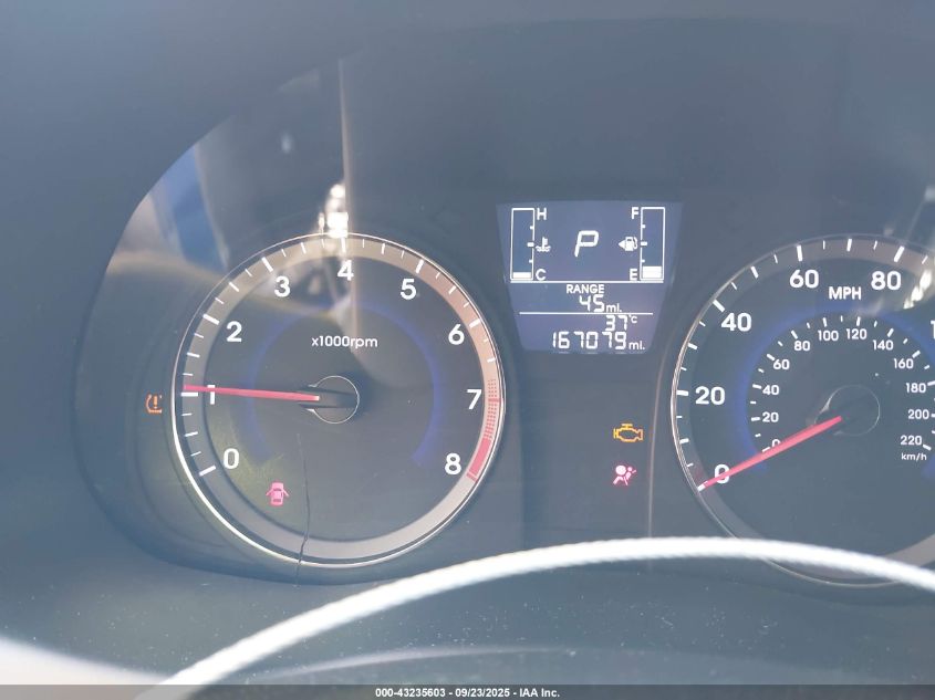 2017 Hyundai Accent Se VIN: KMHCT5AE9HU313589 Lot: 43235603