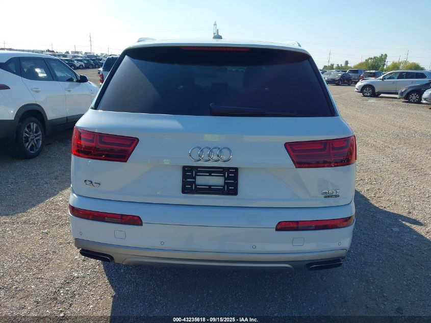 2017 Audi Q7 3.0T Premium VIN: WA1LABF77HD036647 Lot: 43235618