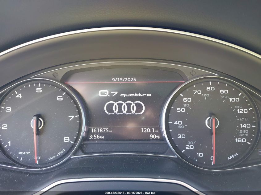 2017 Audi Q7 3.0T Premium VIN: WA1LABF77HD036647 Lot: 43235618