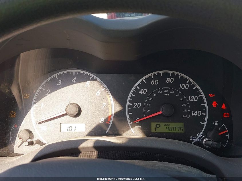 2010 Toyota Corolla Le VIN: 1NXBU4EE9AZ168315 Lot: 43235619