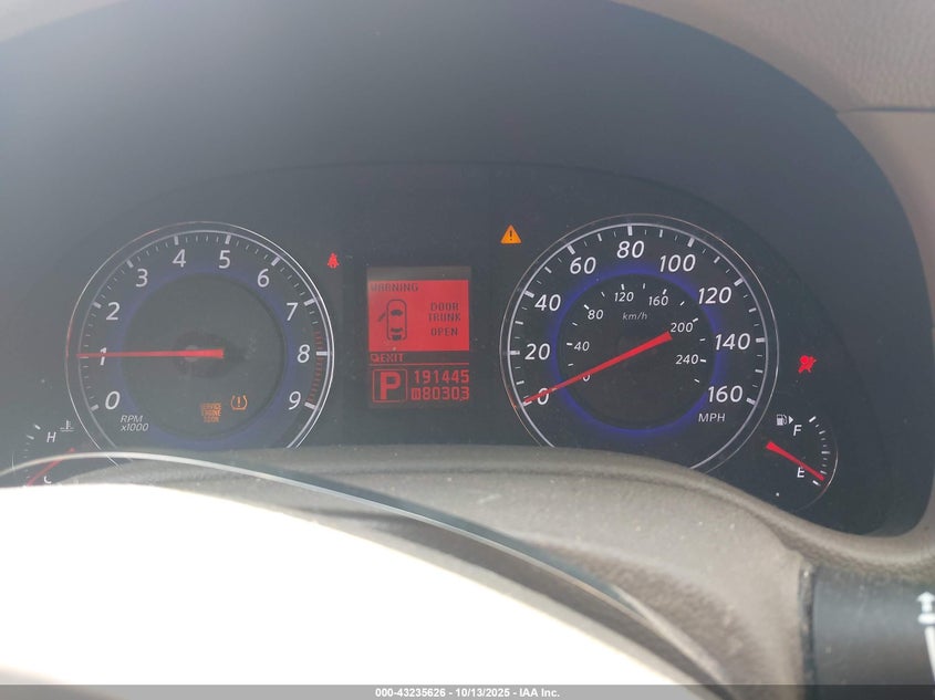 2008 Infiniti G35X VIN: JNKBV61F18M254318 Lot: 43235626