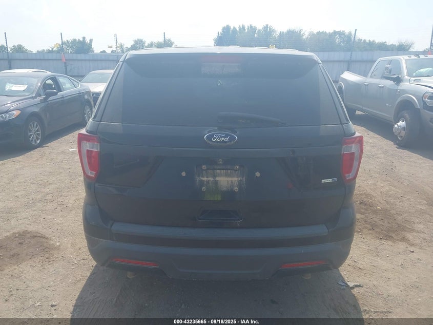 2018 FORD POLICE INTERCEPTOR - 1FM5K8AR2JGA91997