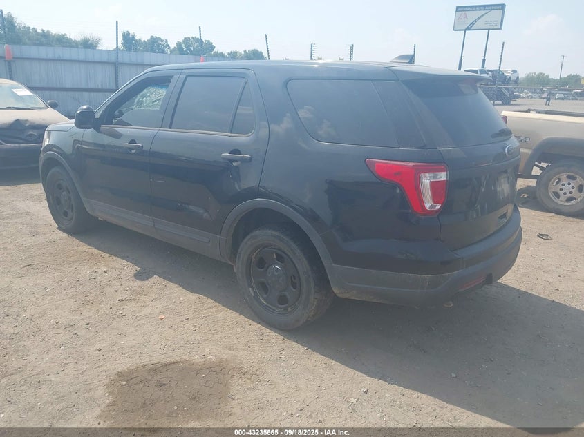 2018 FORD POLICE INTERCEPTOR - 1FM5K8AR2JGA91997