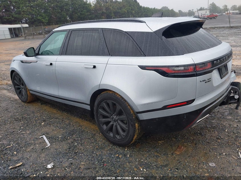 Vin: salyl2rv6ja745845, lot: 43730264, land rover range rover velar p380 se r-dynamic 20183