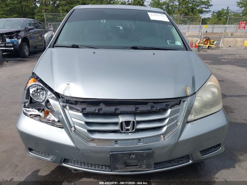 2010 Honda Odyssey Ex-L VIN: 5FNRL3H78AB009985 Lot: 43235751