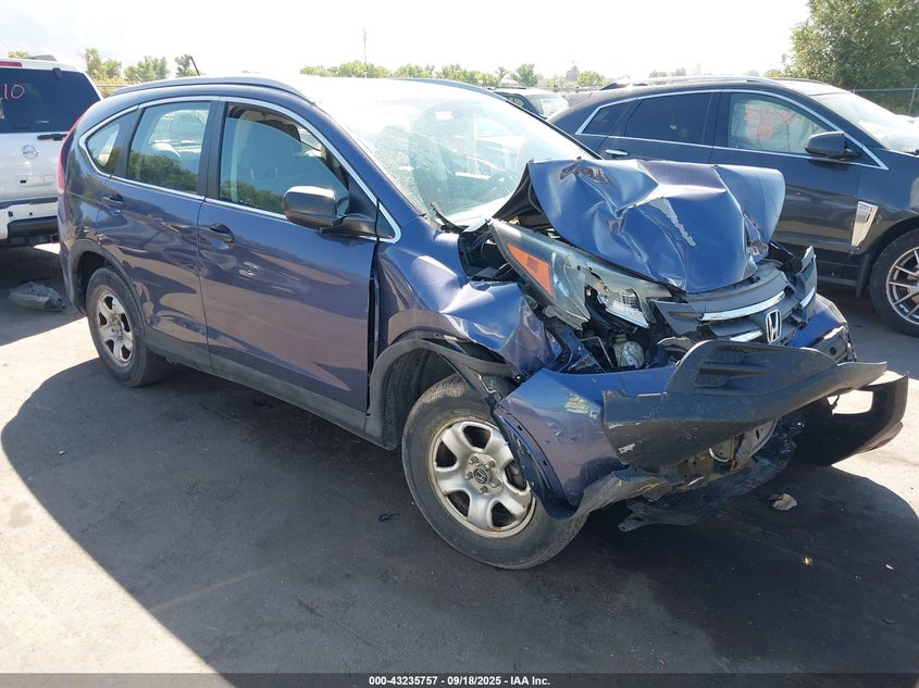 2012 Honda Cr-V Lx blue other gasoline 5J6RM4H36CL046818 photo #1