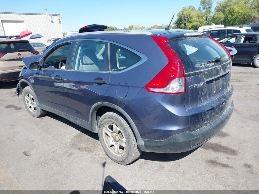 2012 Honda Cr-V Lx blue other gasoline 5J6RM4H36CL046818 photo #4
