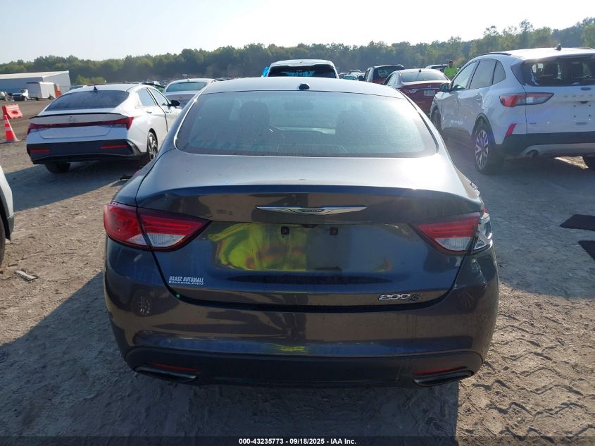 2015 Chrysler 200 S VIN: 1C3CCCBBXFN559690 Lot: 43235773